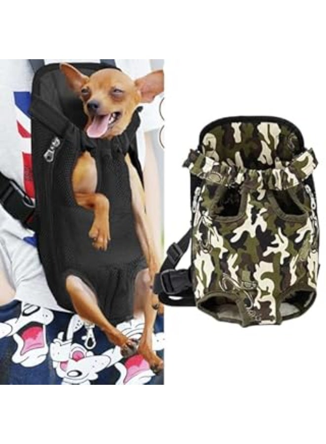 الحيوانات الأليفة حامل حقيبة الظهر, قابل للتعديل الحيوانات الأليفة القطة الكلب حامل حقيبة الظهر السفر, الساقين خارج,حامل الكلب للمشي لمسافات طويلة التخييم السفر, حقيبة سلينغ للكلب القطة الصغيرة المتوسطة